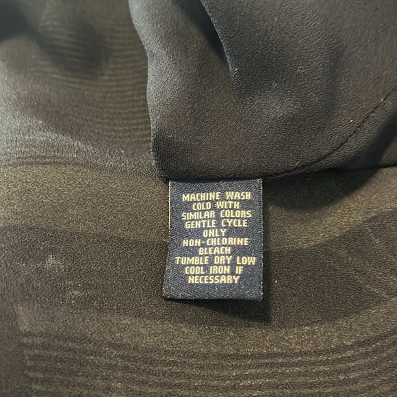 Chaps - Classic Skirt - Striped - Navy & White - 10 - Picture 4 of 5